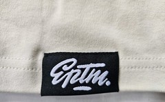 EPTM 100% Cotton T-SHirt Men’s Sz Med Cream/Brown Square Bottom Urban Mod