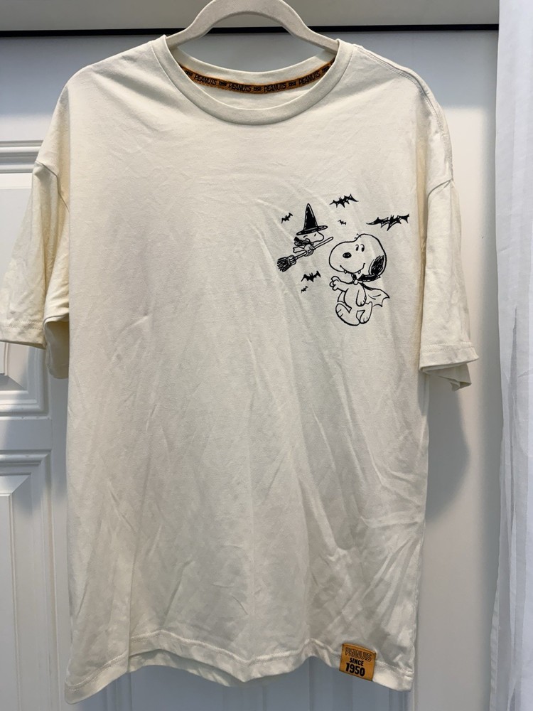 Men’s Peanuts Halloween T-Shirt – Ivory (XL)