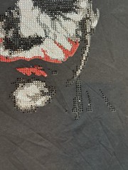 Bourgeois Avenue Paris Shirt Joker Heath Ledger Rhinestone Men’s XL