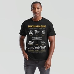Mens Insects Hand Sketch T Shirt Nature Art Design Graphic Tee