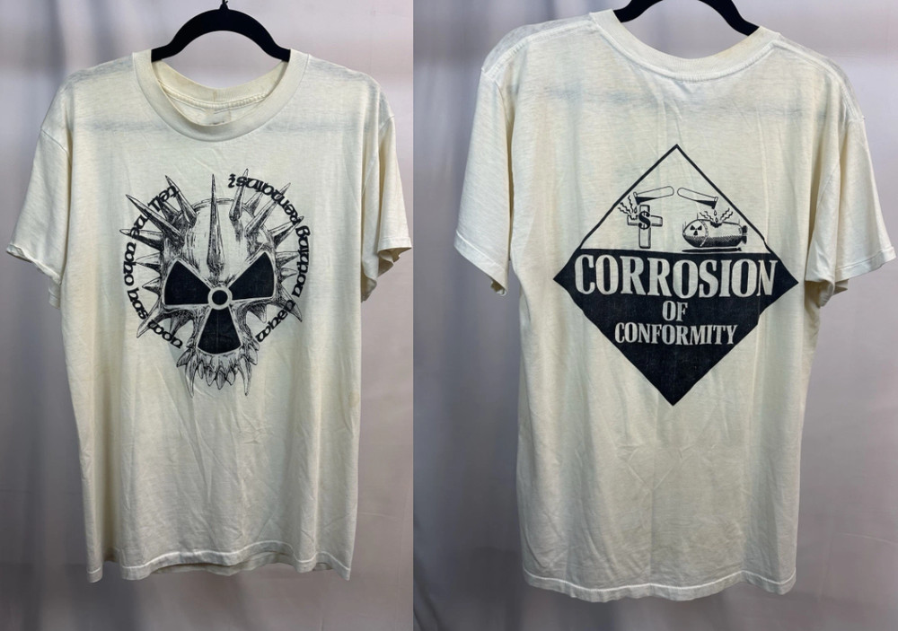 vintage corrosion of conformity shirt Mid 80s Who Won Nothing Remains S-5XL