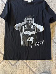 Digiprint Men’s Black Ja Morant Graphic Print Crew Neck Short Sleeve T-Shirt L