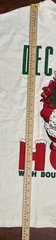 Rare VTG 90s Single Stitch T Shirt Hanes Deck The HOG With Boughs Of Holly Sz XL