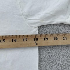 Vintage Blank White DPSC BVD Shirt Mens S/M Tee Combed Cotton Crewneck 90s