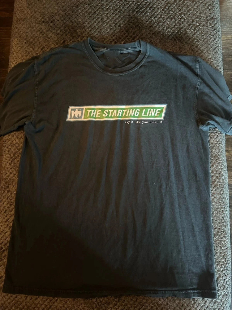 Trend The Starting Line Band Say It Like You Mean It T Shirt Full Size S-5XL