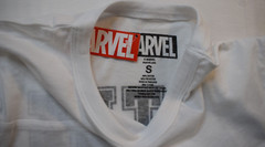 Marvel Mens Punisher 74 Frank Castle Double-Sided Print White Shirt NWT S, M