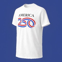 AMERICA 250TH Anniversary T Shirt Mens Women S, M, L, XL, XXL White USA