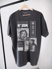 MF Doom Shirt, MF Doom Black Short Sleeve Cotton T-shirt Unisex S-5XL
