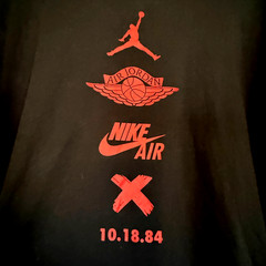 Nike Air Jordan Banned Shirt Mens 3XL Black Red Jumpman Graphic NBA Streetwear