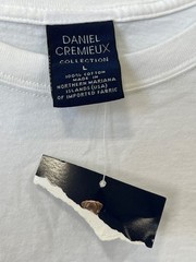 Daniel Cremieux Graphic Tee Size Large Crewneck Short Sleeve T Shirt Cotton NEW