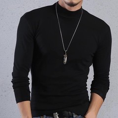 Casual Mens Half Turtleneck Thermal Underwear Stylish and Functional Top