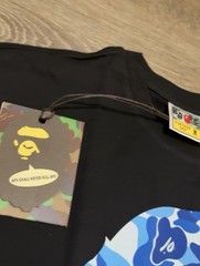 A Bathing Ape BAPE Men’s Black Graphic Logo Crew Neck T-Shirt Size M