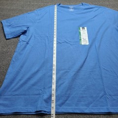 Member’s Mark Crewneck Tee Mens XXXL Blue Fantasy NEW Classic Fit MM22170
