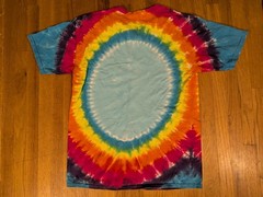 Liquid Blue Grateful Dead tie-dye t-shirt Large Bertha