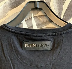 Men’s Plein Sport man 100% cotton cotton black crew neck T-shirt S