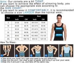 Men’s Compression Shirt Slimming Body Shaper Vest Tummy Control Shapewear Top US