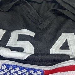 Donald Trump 3/4 Sleeve V Neck Shirt 45/47 American Flag XXL L15