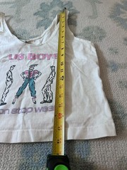 Vintage US Boys Shirt White 1992 All Over Print America Flag Size Small