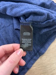 Kenneth Cole Active Tech Crew Neck Short Sleeve T-Shirt Captain Blue Sz M
