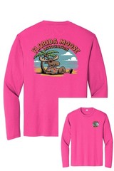 Florida Moose Association Sport Tek dry fit long sleeve t shirt unisex ST350LS
