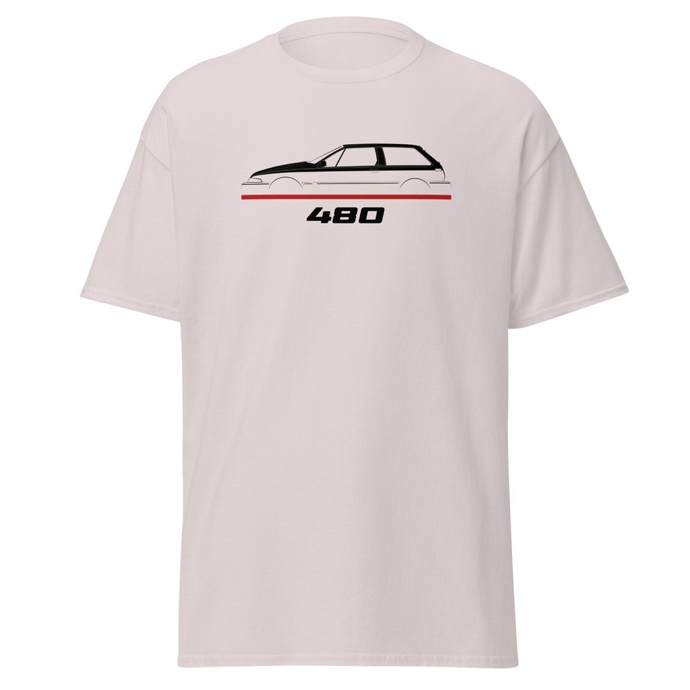 For 480 1986-1995 Fans Car Graphic T-Shirt Birthday Gift Racing Auto Enthusiast