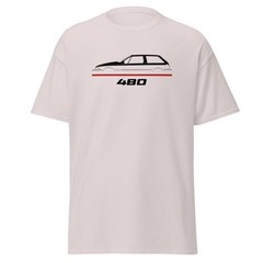 For 480 1986-1995 Fans Car Graphic T-Shirt Birthday Gift Racing Auto Enthusiast