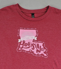 Louisiana Women in Agriculture Shirt Unisex XL Red Pink Soft Ring Spun 2018 Conf