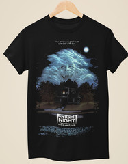 Fright Night Movie Black T-Shirt Tee Size S-5XL Cotton