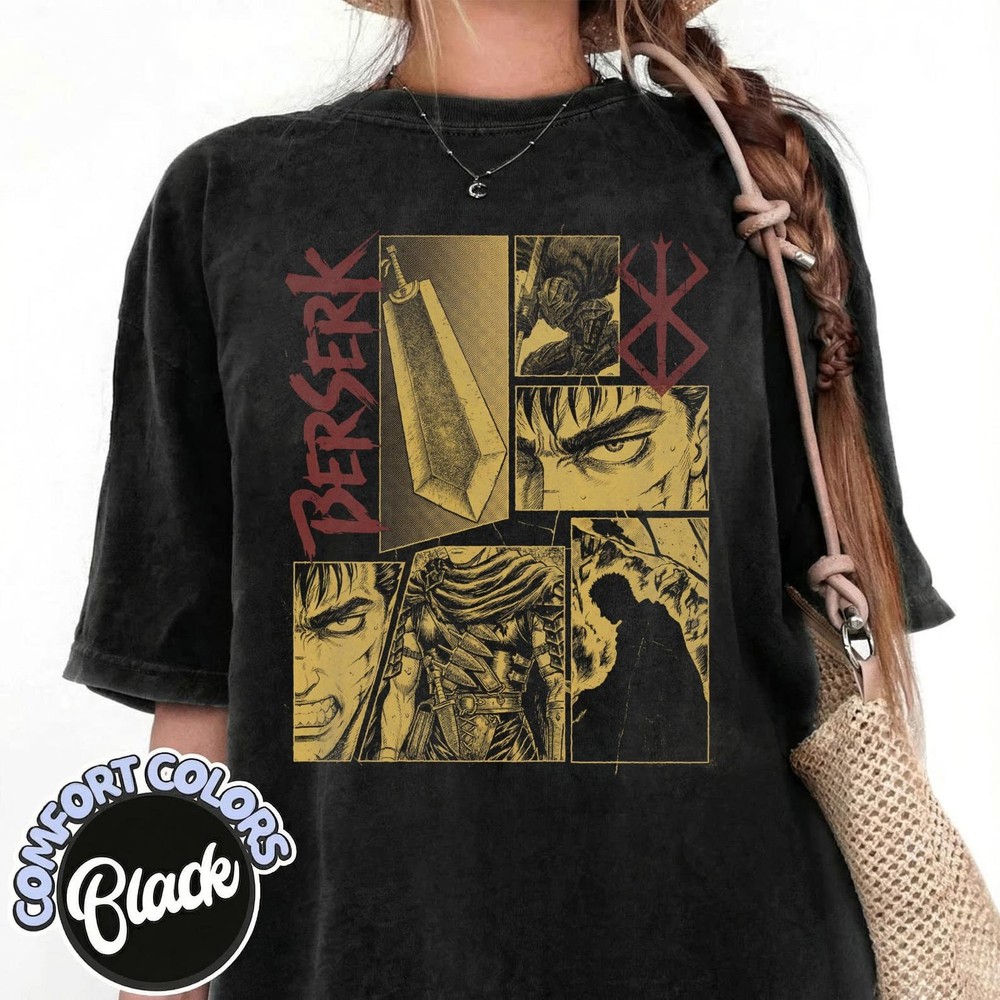 Retro Anime Swordsman: Japanese Anime Graphic Tee