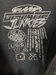 FMF Y2K Octane Junkies Motocross Graphic T-shirt Sz L Streetwear Glows In Dark