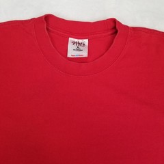 Shaka Wear Red Super MAXHeavy Men’s Basic Crew Neck T-Shirt Size XL Casual