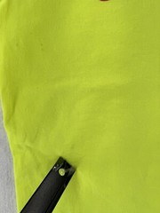 Vintage 80s 90s Mens Mountain Dew T Shirt 50/50 Yellow Neon Sz M
