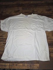 Vintage 2000s Steely Flats Barbed Wire Company Pocket T Shirt Workwear White XL