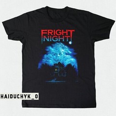 Fright Night 1985 Horror Movie Unisex Black T-shirt Size S-5XL