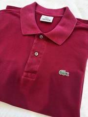 Lacoste Men’s Classic Polo Shirt 100% Cotton Short Sleeve Size 4 Classic Logo