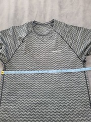 Patagonia Ridge Flow Shirt Men’s Small Gray Running/Trail Breathable Quick Dry