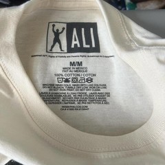 Muhammad Ali Graphic TShirt Ivory Size Medium