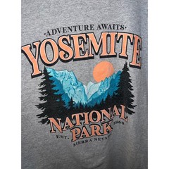 DOM Yosemite National Park Graphic T-Shirt Mens Large Sierra Nevada Adventure