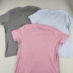 Lot of 3 Apt 9 Henley Shirt Mens L Multicolor Cotton Premier Flex Short Sleeve