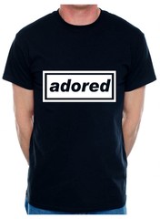 Personalise Your Own Mens T-Shirt Adored You Choose The Name Word Song Album