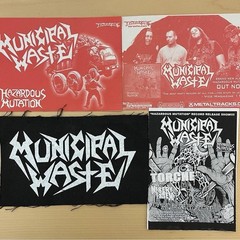 Municipal Waste Terror Shark T-shirt, Koozie, CD, Patch, & Stickers Bundle