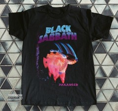 Black Sabbath – Paranoid Album Cover Black Unisex T-shirt Size S-5XL
