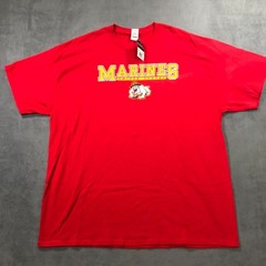 United States Marines T Shirt Men’s 2XL XXL Red Short Sleeve Military Tee