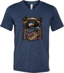 Buy Cool Shirts USA Armed Forces Tri Blend V-Neck Shirt