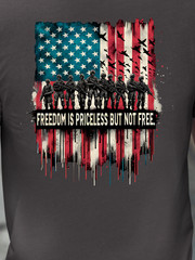 American pride, Freedom is Priceless – Not Free, comfort color T-Shirt