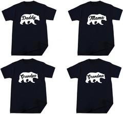 Papa Bear T Shirt Family Matching Tee Cute Christmas Matching t-shirts Gift Tee