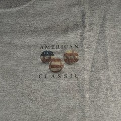 Gildan Mens American Classic Baseball T-Shirt Gray XL Sports Summer America
