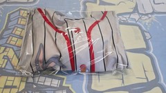 Looney Tunes Baseball Jersey Bugs Bunny Thats All Folks Logo XXL White Red Black