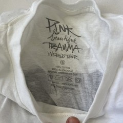 Pink Beautiful Trauma World Tour 2018 Pop Music Singer White XL Graphic T-Shirt
