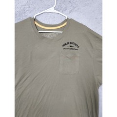 Howler Brothers Shirt Mens XXL Creative Creatures Graphic Pocket Tee Green 2XL